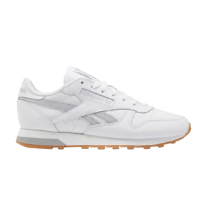 Reebok Wmns Classic Leather 'White Cold Grey Gum' Baskets Chaussures blanc/Cool gris/Chalk HQ2234