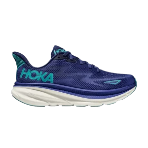 HOKA Wmns Clifton 9 'Bellwether Blue' Baskets Bellwether Bleu/Evening Sky 1127896 BBES