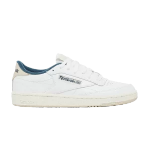 Baskets Reebok Wmns Club C 85 'White Hoops Blue' Blanc/Bleu hoops/Putty 100033086