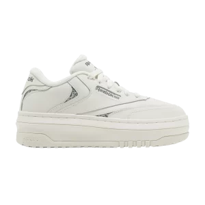 Reebok Wmns Club C Extra 'Snow Leopard' Baskets Craie/Vert Harmonie/Embrun Marin HQ2129