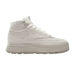Reebok Wmns Club C Geo Mid 'Chalk Moonstone' Baskets Craie/Pierre de Lune/Cendre 100074481