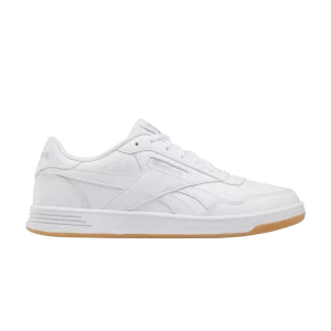 Reebok Wmns Court Advance 'White Cold Grey Gum' Baskets Chaussures blanches/Gris froid/Bubblegum 100010636