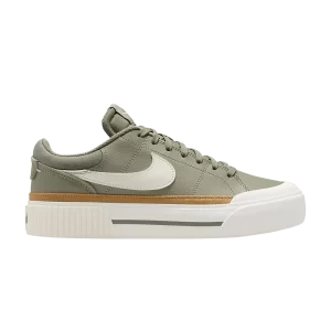 Nike Wmns Court Legacy Lift 'Light Army' Baskets Armée légère/Lin/Plâtre foncé/Voile DM7590 300