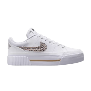 Nike Wmns Court Legacy Lift 'United in Victory' Baskets Blanc/Noir/Blanc sommet/Chanvre FD0558 100