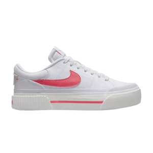 Nike Wmns Court Legacy Lift 'White Sea Coral' Blanc/Blanc sommet/Craie corail/Corail mer DM7590 102