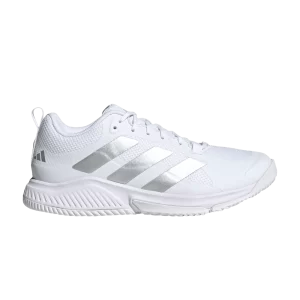 adidas Wmns Court Team Bounce 2.0 'Blanc Argent Métallique' Blanc Nuage/Argent Métallique/Gris One HR1235