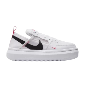Nike Wmns Court Vision Alta TXT 'White Sea Coral' Blanc/Noir/Sea Coral CW6536 103