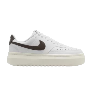 Nike Wmns Court Vision Alta 'White Baroque Brown' Baskets Blanc/Voile/Marron Baroque DM0113 103
