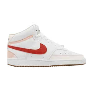 Nike Wmns Court Vision Mid 'White University Red' Blanc/Université Rouge/Blanc FD9915 161