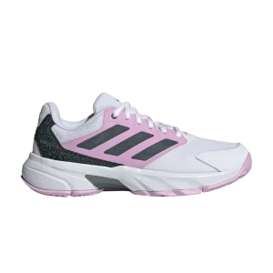 adidas Wmns CourtJam Control 3 'White Bliss Lilac' Baskets Bronze Strats/Encre Légende/Lilas Bliss ID2459