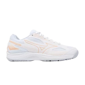 Baskets Mizuno Wmns Cyclone Speed 4 'White Peach Parfait' Blanc/Peach Parfait/Halogen Blue V1GC238000
