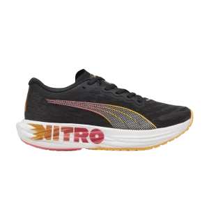 Baskets Puma Wmns Deviate Nitro 2 'Black Sun Stream 'Noir/Sun Stream/Sunset Glow 309698 01