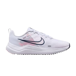 Nike Wmns Downshifter 12 Premium 'Floral Watercolour' Blanc/Rose Perle/Gris Football/Bleu Marine Minuit DX7885 100