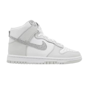 Nike Wmns Dunk High 'Silver Glitter Swoosh' Blanc/Photon Dust/Argent Métallique FJ4578 100