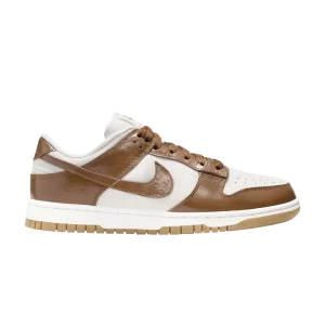 Nike Wmns Dunk Low LX 'Ale Brown Ostrich' Baskets Fantôme/Ale Marron/Voile/Or Métallique FJ2260 001