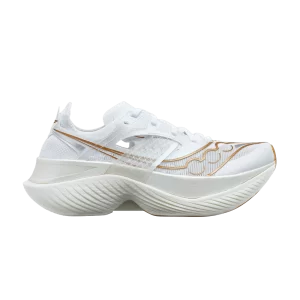 Baskets Saucony Wmns Endorphin Elite 'White Gold' Blanc/Or S10768 13