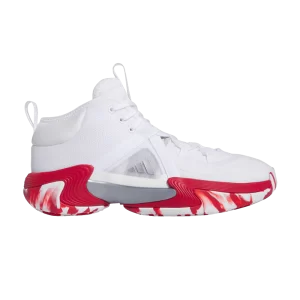 adidas Wmns Exhibit Select Mid 'White Team Power Red' Blanc Nuage/Team Power Rouge/Argent Métallique IE9327