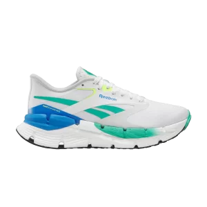 Reebok Wmns FloatZig Symmetros 'Blanc Unleashed Vert Bleu' Baskets Blanc/Vert Unleashed/Bleu Kinetic 100206743