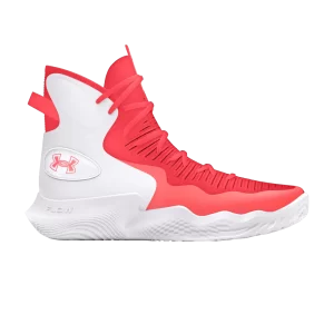 Under Armour Wmns Flow Ace Highlight 'White Beta' Baskets Blanc/Beta/Rouge 3027083 101