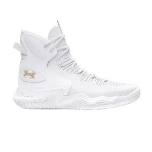 Under Armour Wmns Flow Ace Highlight 'White Metallic Gold' Baskets Blanc/Or métallisé 3027083 100