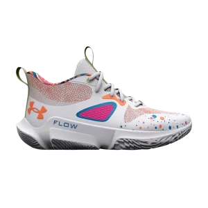 Under Armour Wmns Flow Breakthru 3 LE 'Polka Dots' Baskets Blanc/Bord Rose 3026761 100