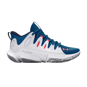 Under Armour Wmns Flow Breakthru 4 'Cosmic Blue Beta' Baskets Blanc/Bleu Espace/Beta 3026641 100