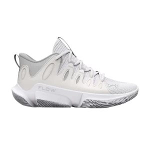 Under Armour Wmns Flow Breakthru 4 'White Halo Grey' Baskets Blanc/Halo Gris/Argent Métallique 3026641 101