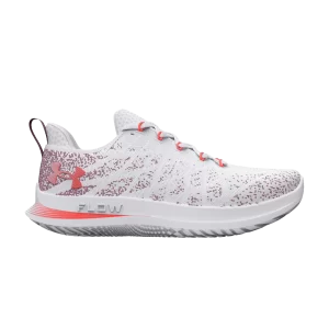 Under Armour Wmns Flow Velociti 3 'White Venom Red' Baskets Blanc/Rouge Poison 3026124 102