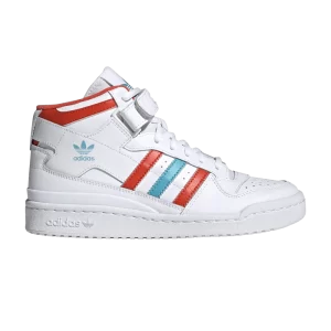 adidas Wmns Forum Mid 'Preloved Red Blue' Nuage blanc/Couleur rouge/Couleur bleu HQ1952