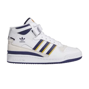 adidas Wmns Forum Mid 'White Blue Yellow' Blanc Nuage/Bleu Foncé/Jaune Crew IE7416