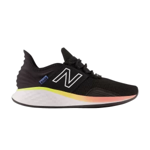 New Balance Wmns Fresh Foam Roav Wide 'Black Blaze Orange' Baskets Noir/Blanc/Lapis brillant WROAVGL D