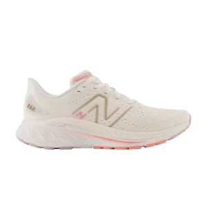 Baskets New Balance Wmns Fresh Foam X 860v13 2E Wide 'White Gold Grapefruit 'Blanc/Or clair métallisé/Pamplemousse W860L13 2E