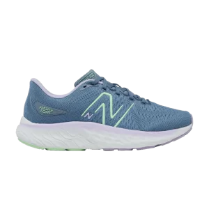 Baskets New Balance Wmns Fresh Foam X EVOZ v3 Wide 'Arctic Grey Cyber Lilac 'Arctic Grey/Aura Green/Cyber Lilac WEVOZLL3 D