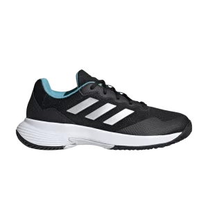 adidas Wmns GameCourt 2.0 'Black Preloved Blue' Noir/Argent Métallique/Bleu HQ8477