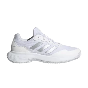 adidas Wmns GameCourt 2.0 'Blanc Argent Métallique' Blanc Nuage/Argent Métallique/Blanc Nuage HQ8476