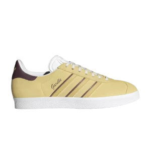 adidas Wmns Gazelle 'Almost Yellow Maroon' Baskets Presque jaune/Oats/Maroon IE0443