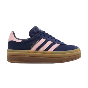 adidas Wmns Gazelle Bold 'Blue Pink Spark' Baskets Bleu foncé/Rose scintillant/Bleu foncé IG4390