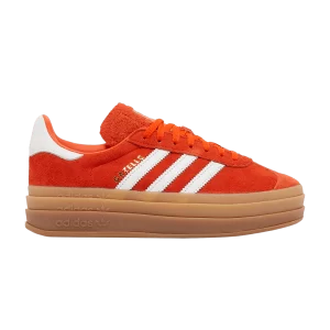 adidas Wmns Gazelle Bold 'Collegiate Orange Gum' Baskets Orange/Blanc Nuage/Or Métallique IG8672