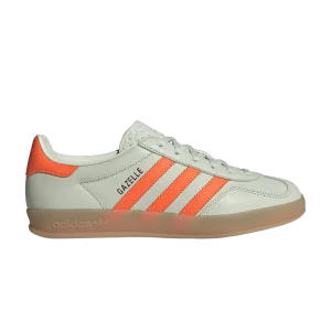adidas Wmns Gazelle Indoor 'Linen Green Solar Orange' Baskets Vert Lin/Sunny Orange/Bubblegum IF6982