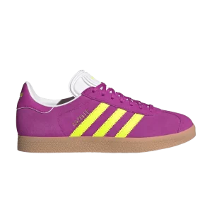 adidas Wmns Gazelle 'Purple Burst Solar Yellow' Baskets Burst Violet/Jaune Solaire/Blanc JI1373