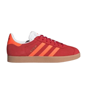 adidas Wmns Gazelle 'Red Solar Orange' Baskets Rouge/Orange Ensoleillé/Blanc JI1374