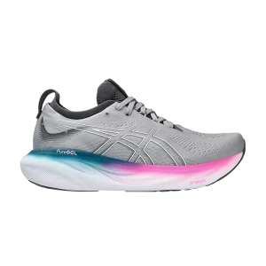 ASICS Femme Gel Nimbus 25 'Sheet Rock Pink Rave' Leaf Rock/Blanc 1012B356 023