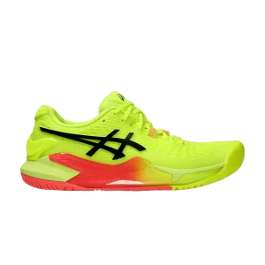 ASICS Wmns Gel Résolution 9 'Paris' Baskets Sécurité Jaune/Noir 1042A274 750