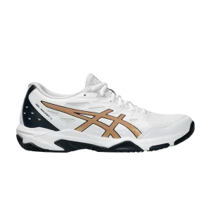 ASICS Wmns Gel Rocket 11 'White Pure Gold' Blanc/Or Solide 1072A093 104