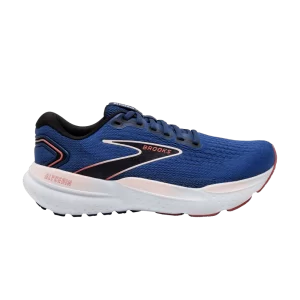 Baskets Brooks Wmns Glycerin 21 Wide 'Blue Icy Pink 'Bleu/Ice rose/Rose 120408 1D 496