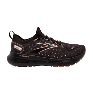 Baskets Brooks Wmns Glycerin StealthFit 20 'Black Peach' Noir/Pearl/Peach 120372 1B 026