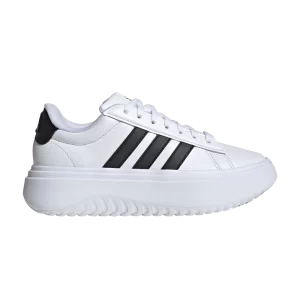 adidas Wmns Grand Court Platform 'White Black' Baskets Nuage blanc/Couleur noire/Couleur noire IE1092