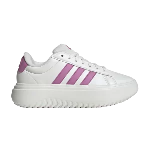 adidas Wmns Grand Court Platform 'White Preloved Purple' Baskets Noyau blanc/Couleur pourpre/Couleur pourpre IH2423