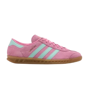 adidas Wmns Hamburg 'Bliss Pink Semi Flash Aqua' Baskets Rose Bliss/Half Flash Aqua/Bubblegum IH5459