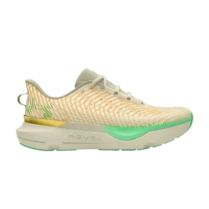 Under Armour Wmns HOVR Infinite Pro 'Etched In Stone' Baskets Ivoire Dune/Brownstone/Court Vert 3027334 100
